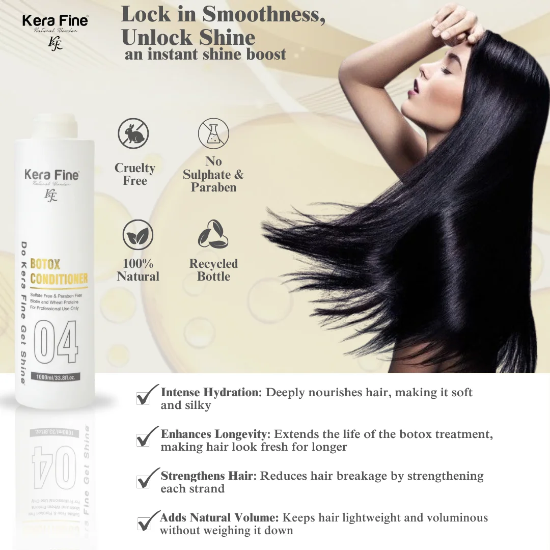 Kera Fine Botox Hair Treatment Kit Combo