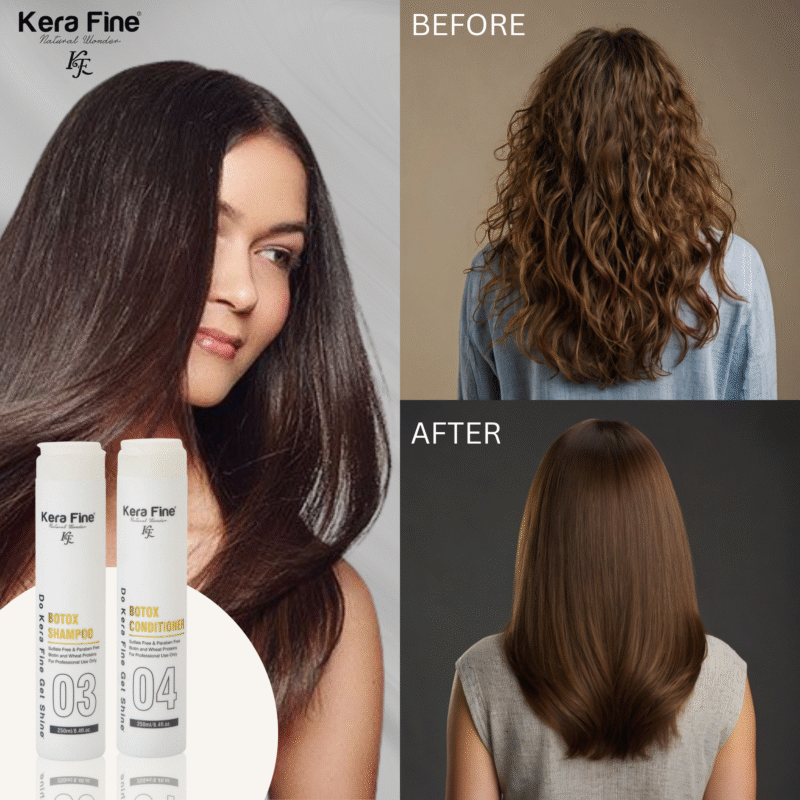 KERA FINE BOTOX HAIR SHAMPOO & CONDITIONER COMBO 250ML+250ML - Image 6