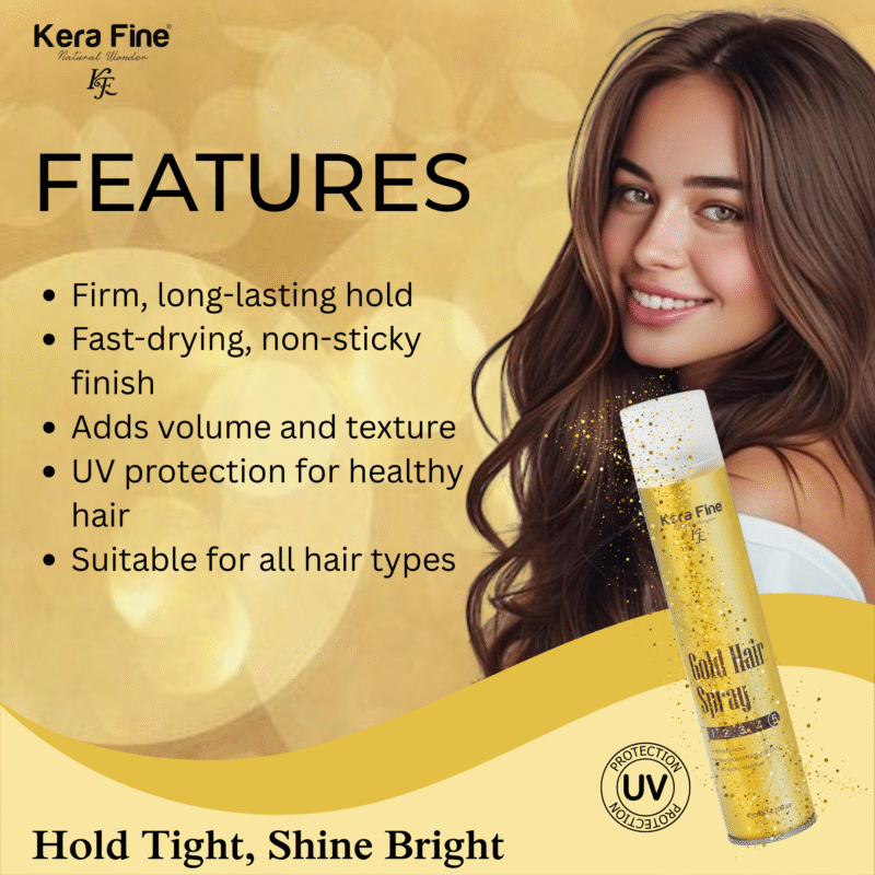 KERA FINE GOLD HAIR SPRAY - Image 3