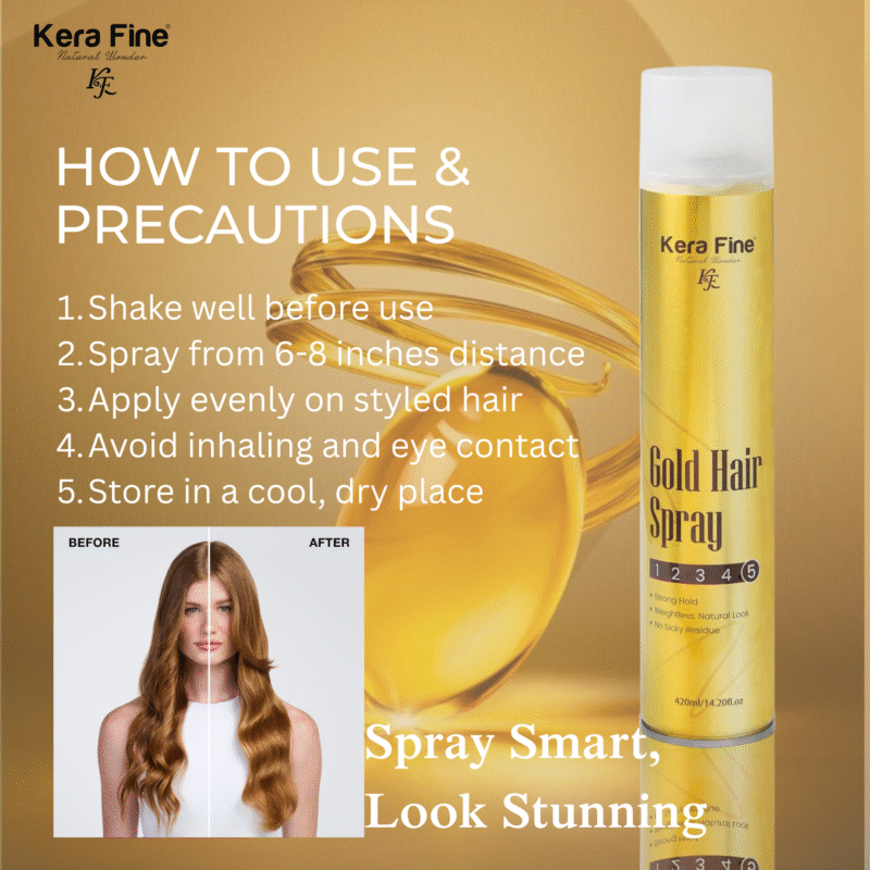 KERA FINE GOLD HAIR SPRAY - Image 5
