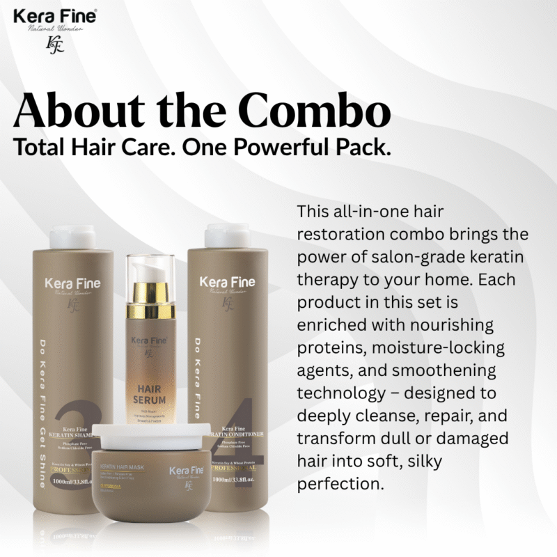 KERA FINE KERATIN HAIR SHAMPOO, CONDITIONER, HAIR MASK & SERUM - Image 2