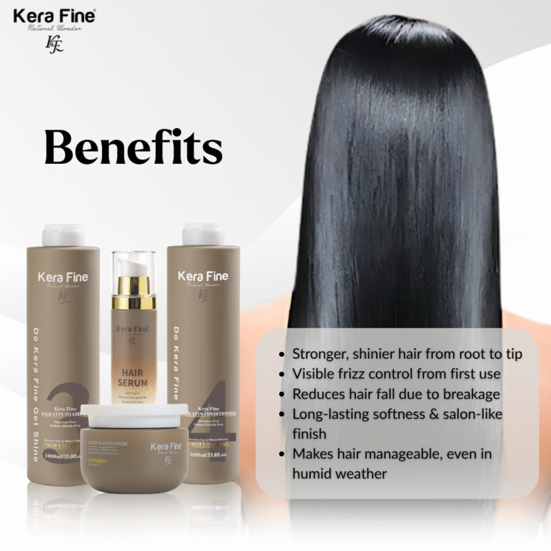 KERA FINE KERATIN HAIR SHAMPOO, CONDITIONER, HAIR MASK & SERUM - Image 4