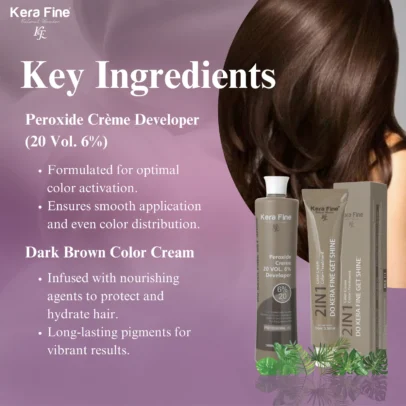 COLOR CREAM- Dark Brown