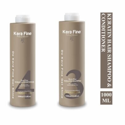 KERA FINE KERATIN HAIR SHAMPOO and CONDITIONER (1000 ML+1000 ML)