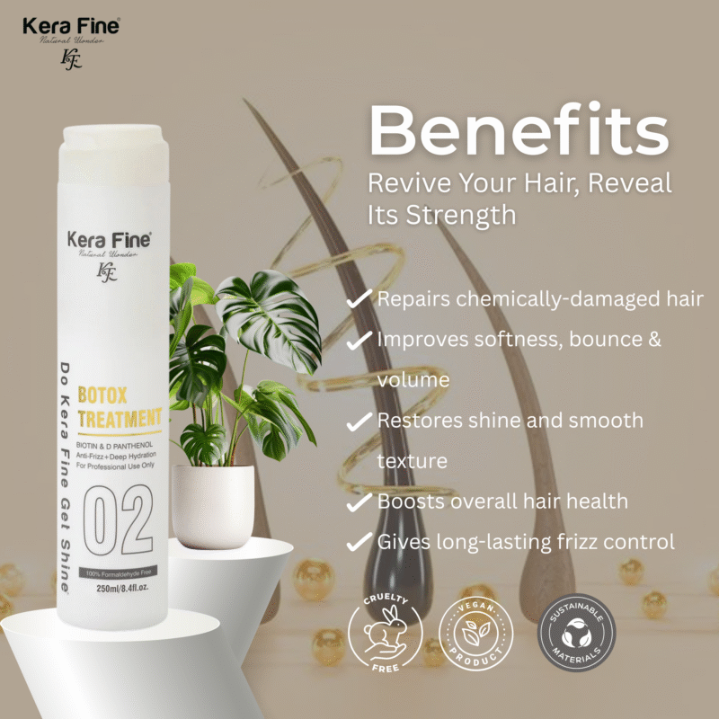 KERA FINE BOTOX HAIR TREATMENT 250ML-PACK OF 1 - Image 4
